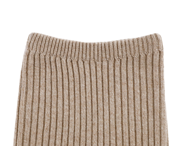 Donsje Olle Merino Wool Trousers | Beige Melange