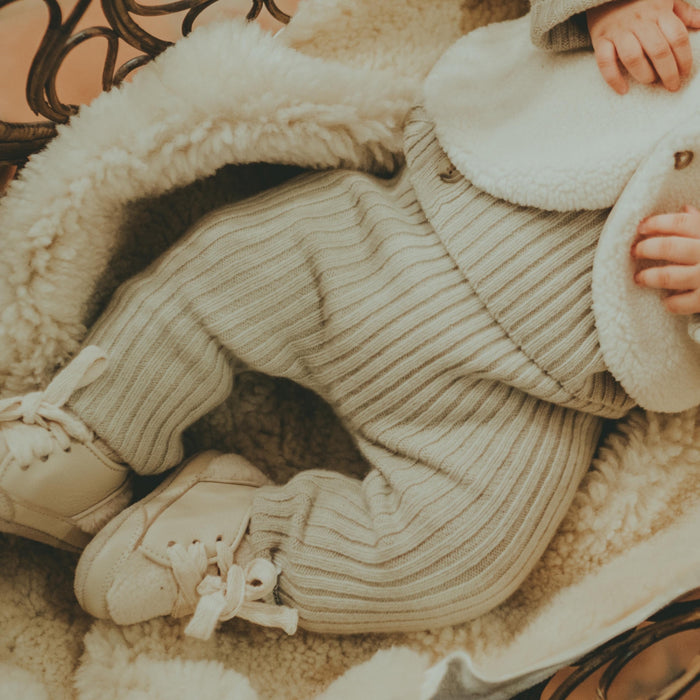 Donsje Olle Merino Wool Trousers | Oyster Grey