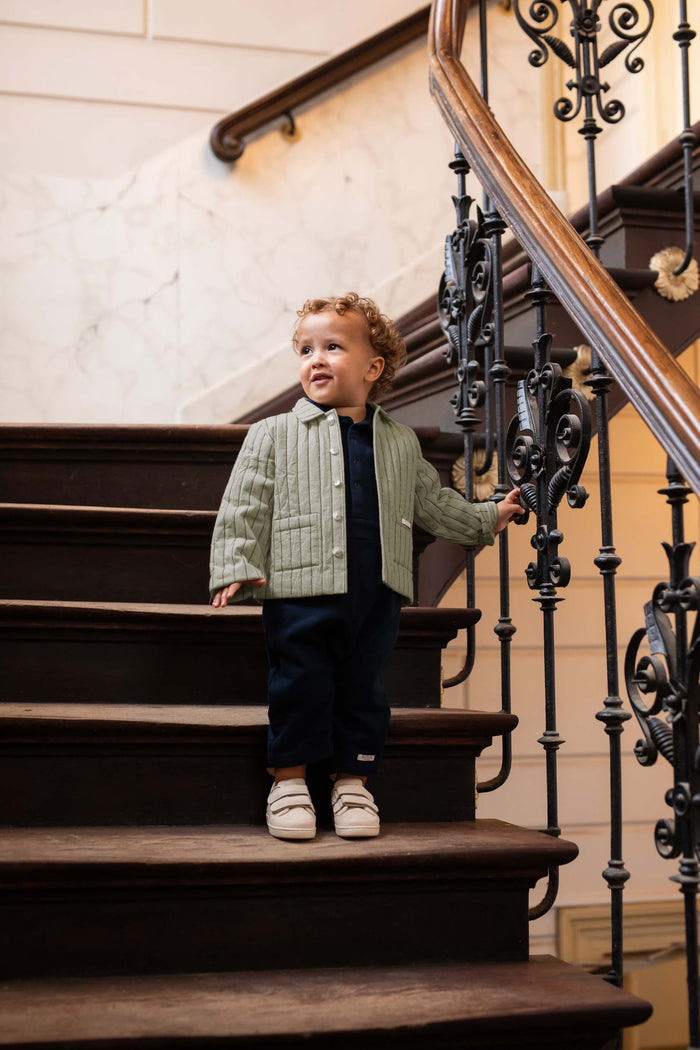 Donsje Orselle Jacket | Dusty Green – Thyme Striped