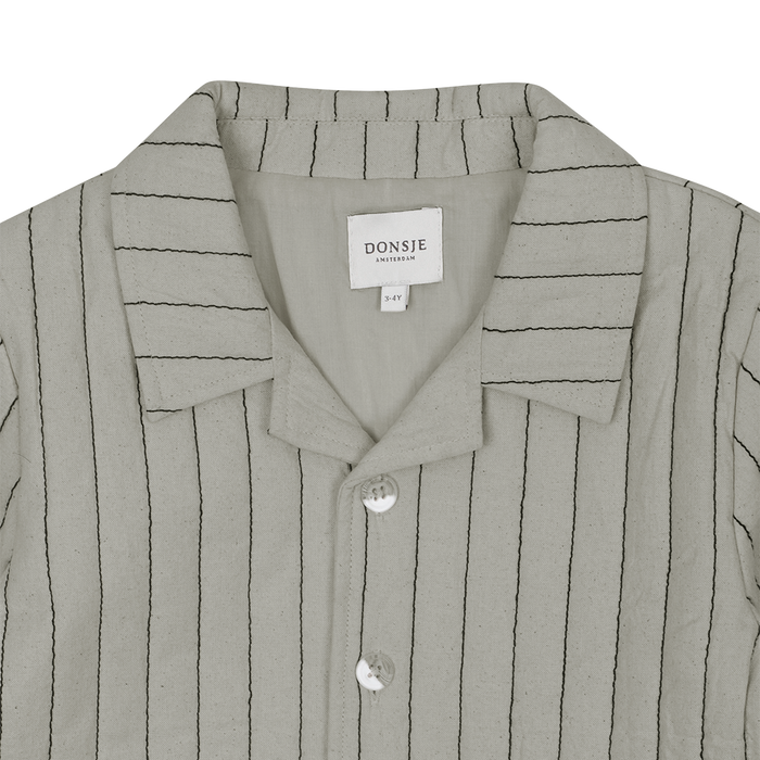 Donsje Orselle Jacket | Dusty Green – Thyme Striped