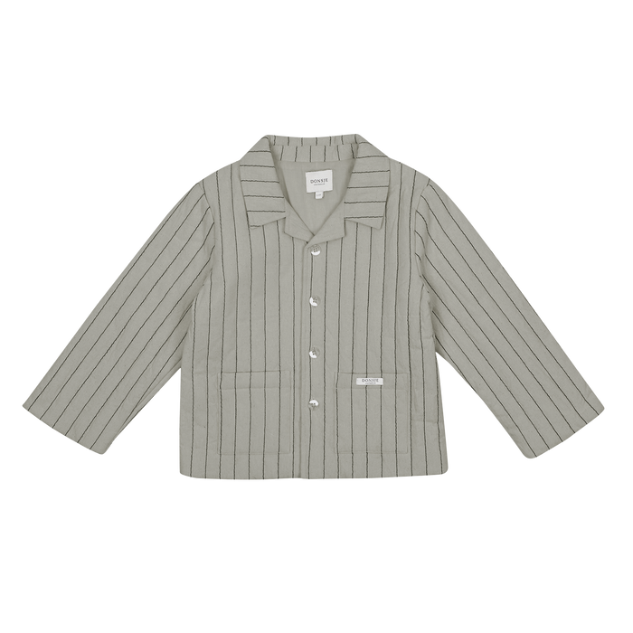 donsje Orselle Jacket | Dusty Green – Thyme Striped