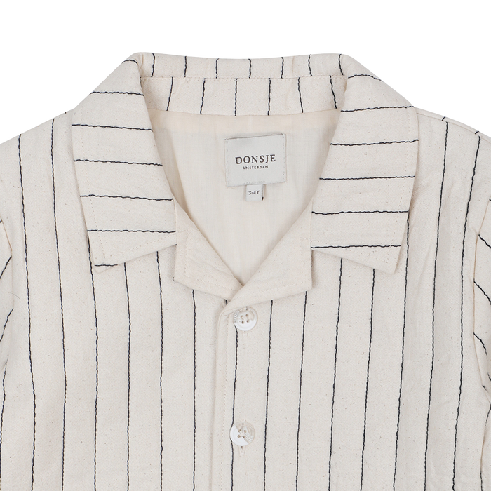 Donsje Orselle Jacket | Soft Sand - Blue Striped