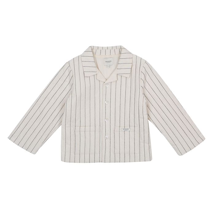 Donsje Orselle Jacket | Soft Sand - Blue Striped
