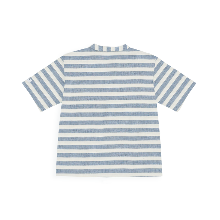Donsje Ozion Shirt | Sky Blue - White Striped
