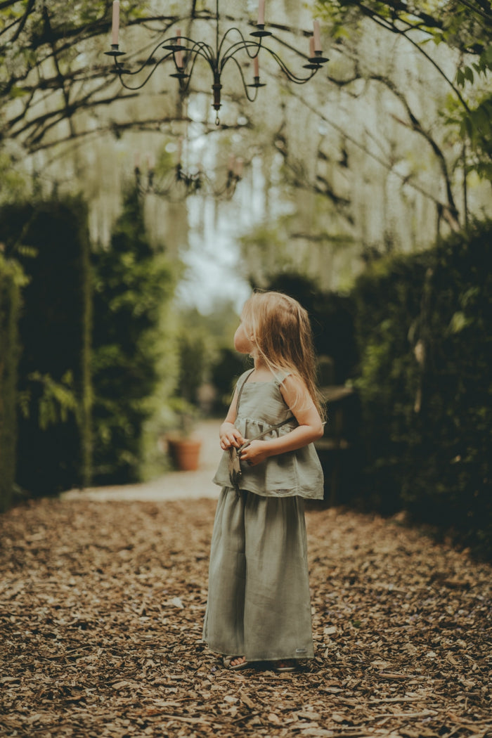 Donsje Paily Top | Frosted Green