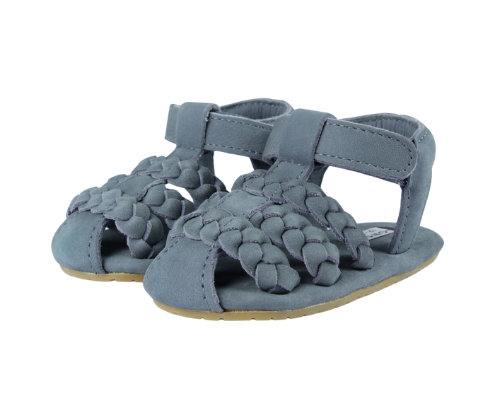 donsje Pam Sandals | Petrol Nubuck