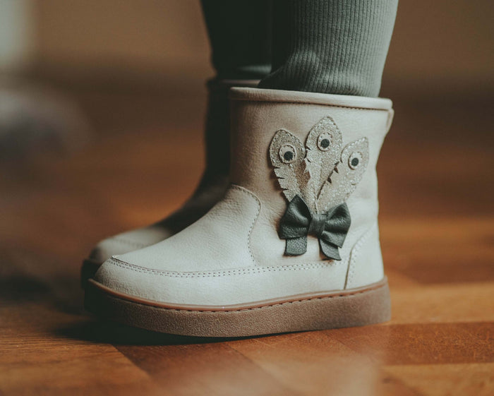 Donsje Pavo Boots | Ivory Leather