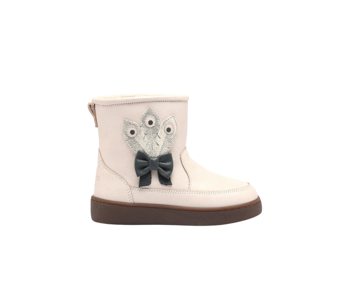 Donsje Pavo Boots | Ivory Leather