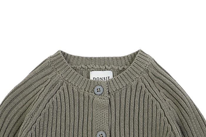 Donsje Peppe Cardigan | Light Sage