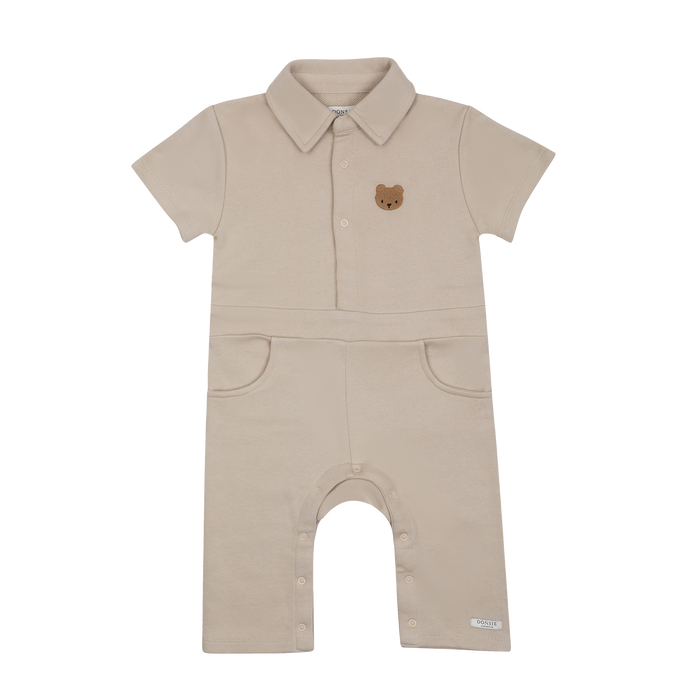 Donsje Piebe Jumpsuit | Bear | Biscotti