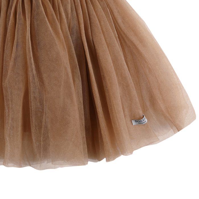 Donsje Pien Skirt | Warm Sand Metallic