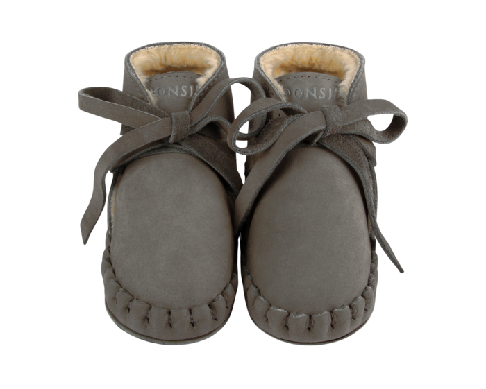Donsje Pina Classic Booties | Stone Nubuck