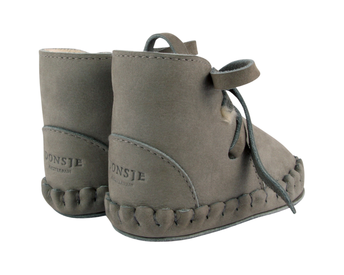 Donsje Pina Classic Booties | Stone Nubuck