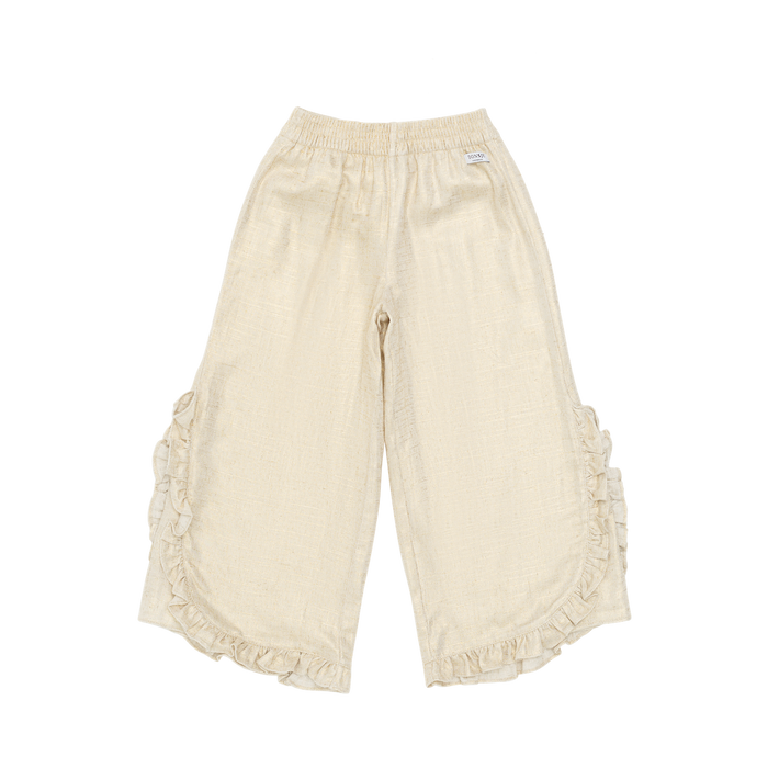 donsje Pipp Trousers | Soft Sand Metallic
