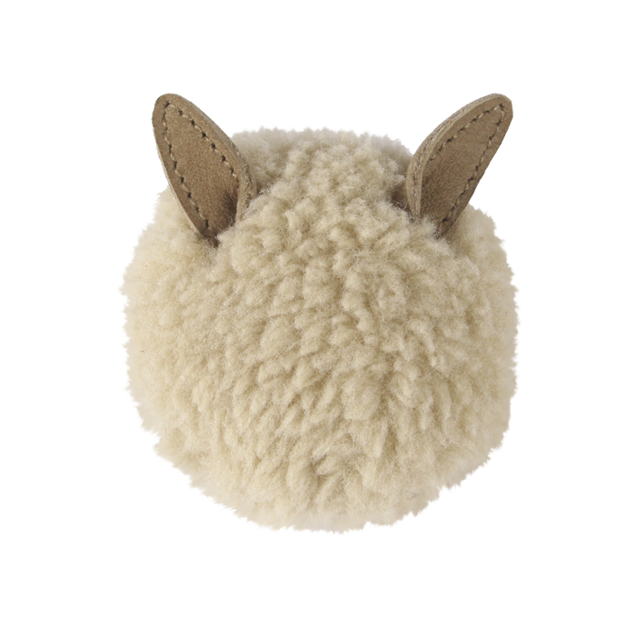 donsje Ploto Hairclip | Alpaca | Beige Curly Faux Fur