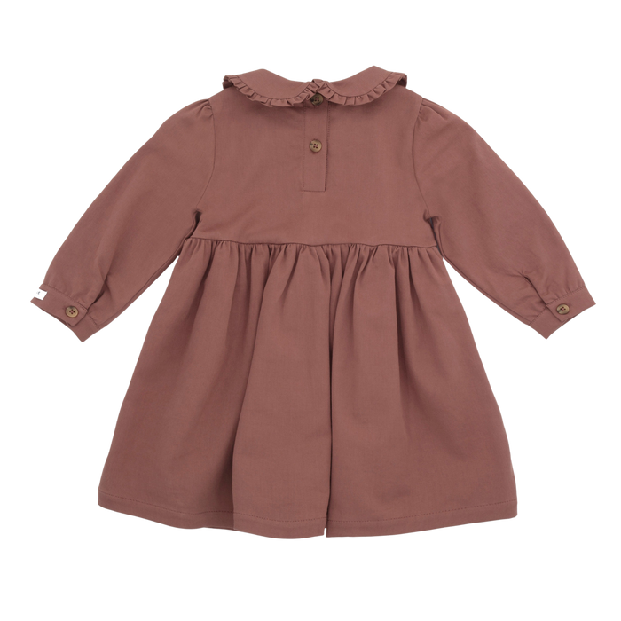 Donsje Prala Dress | Dark Clay