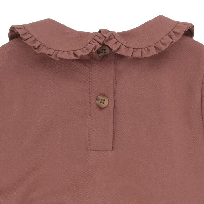 Donsje Prala Dress | Dark Clay