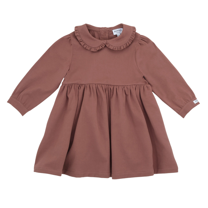 donsje Prala Dress | Dark Clay