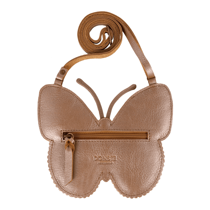 Donsje Qalja Purse | Vlinder | Clay Metallic Leather