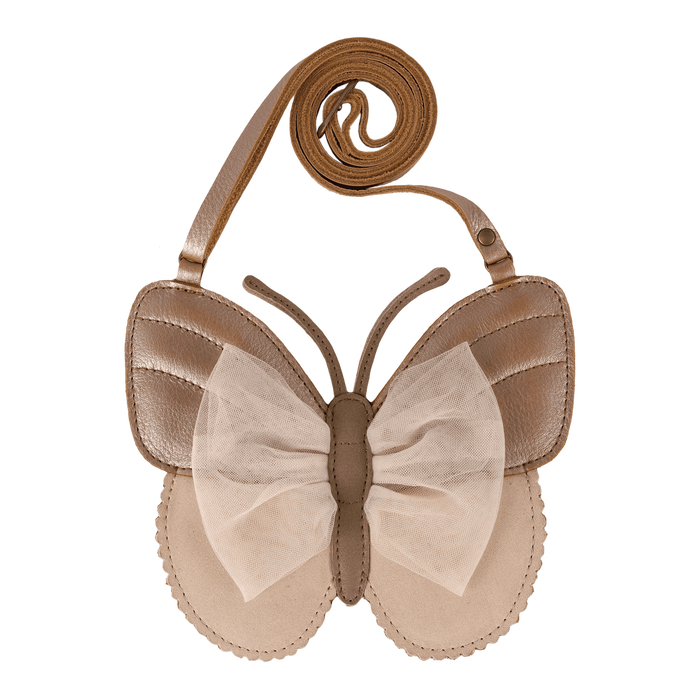 donsje Qalja Purse | Vlinder | Clay Metallic Leather