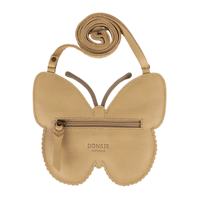 Donsje Qalja Purse | Vlinder | Gold Metallic Nubuck
