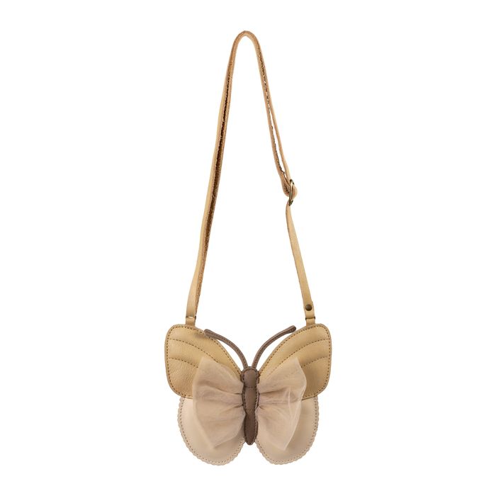 Donsje Qalja Purse | Vlinder | Gold Metallic Nubuck