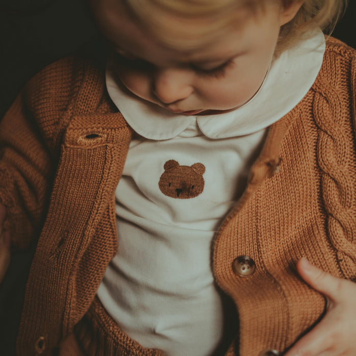 Donsje Qavo Bodysuit | Bear | Off White