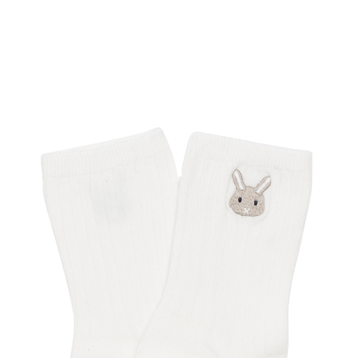Donsje Qell Socks | Bunny | Warm White