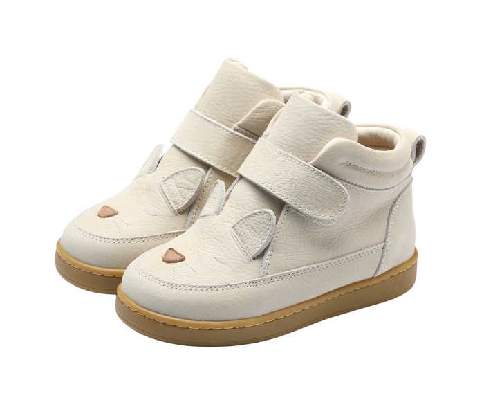 donsje Qika Sneakers | Kitten | Cream Betting Leather