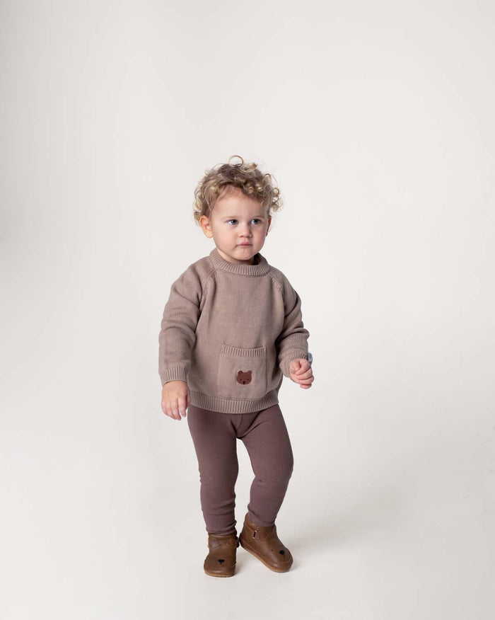 Donsje Qoeke Sweater | Bear | Hazelnut
