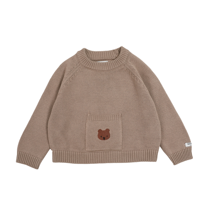 Donsje Qoeke Sweater | Bear | Hazelnut