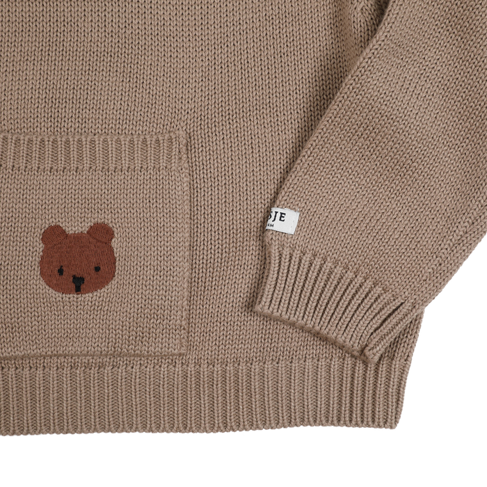 Donsje Qoeke Sweater | Bear | Hazelnut