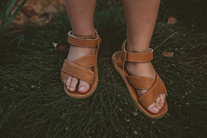 Donsje Qotis Sandals | Caramel Leather