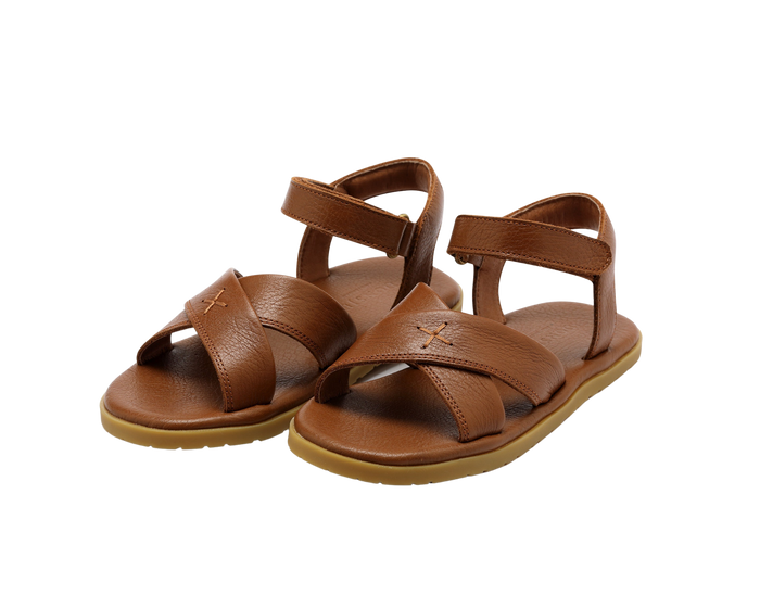 donsje Qotis Sandals | Cognac Leather