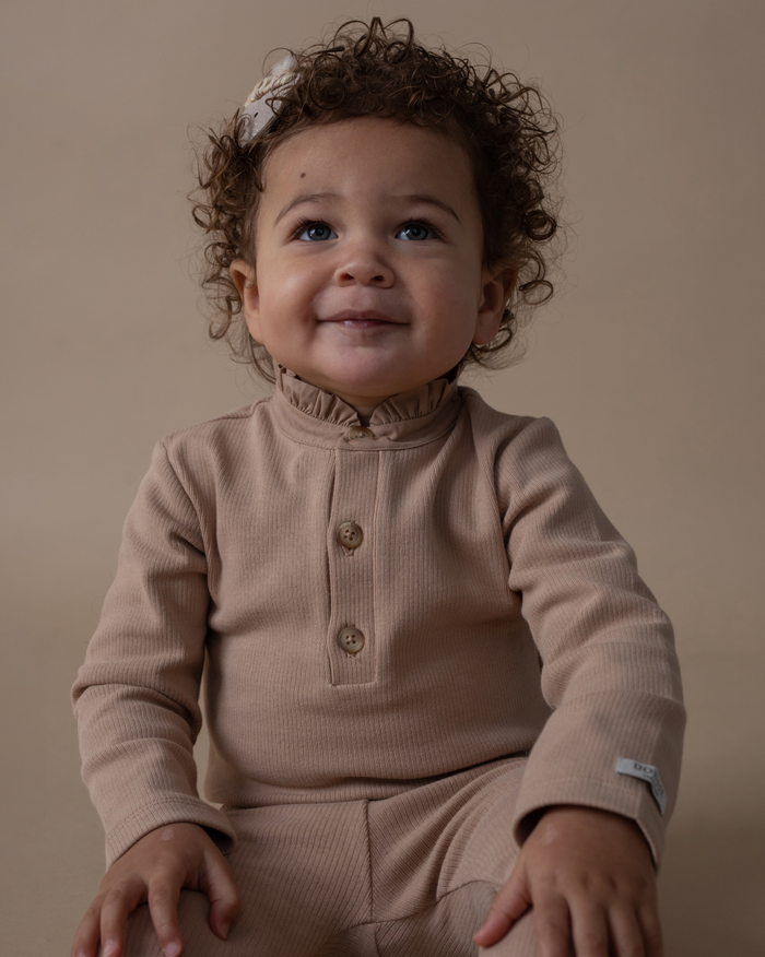 Donsje Qouches Bodysuit | Hazelnut Blush