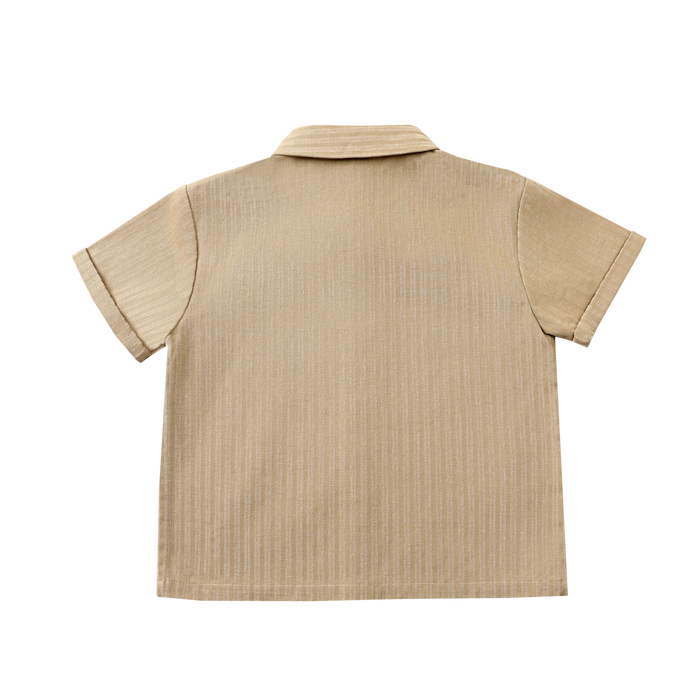 Donsje Qrammie Shirt | Biscuit Striped