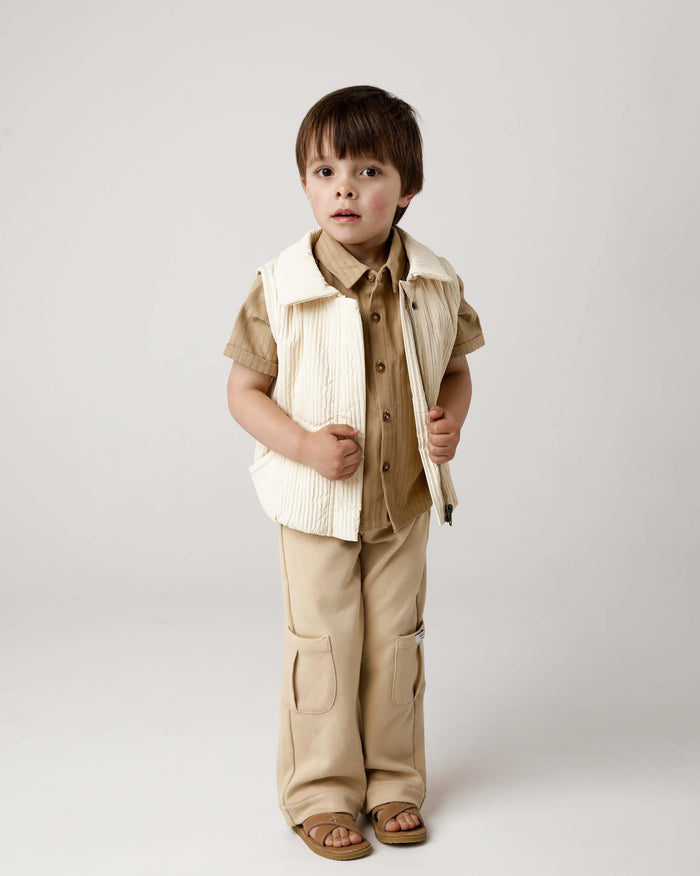 Donsje Qrammie Shirt | Biscuit Striped