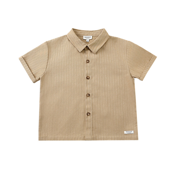 donsje Qrammie Shirt | Biscuit Striped