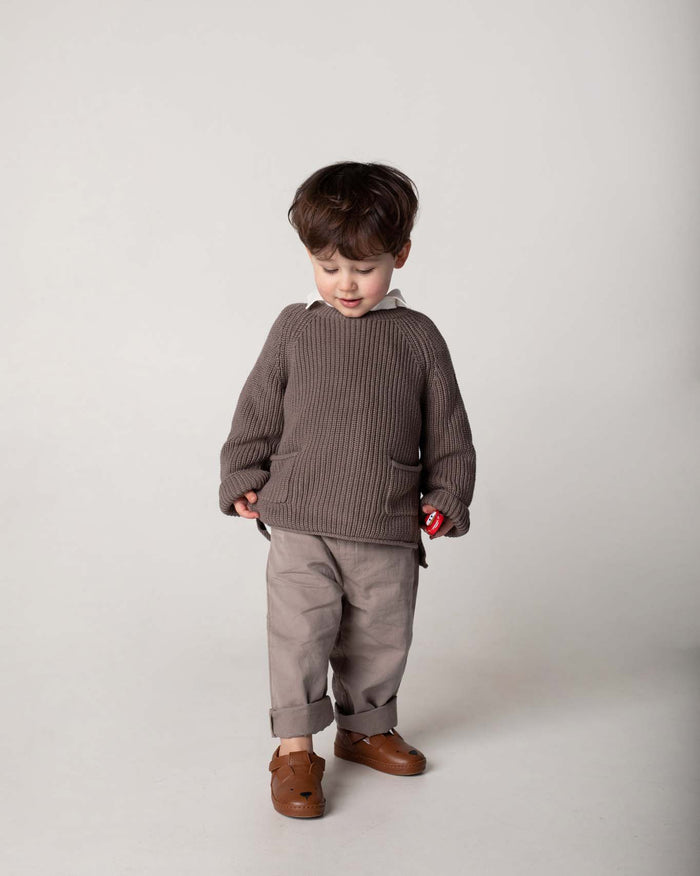 Donsje Qtella Sweater | Dark Taupe