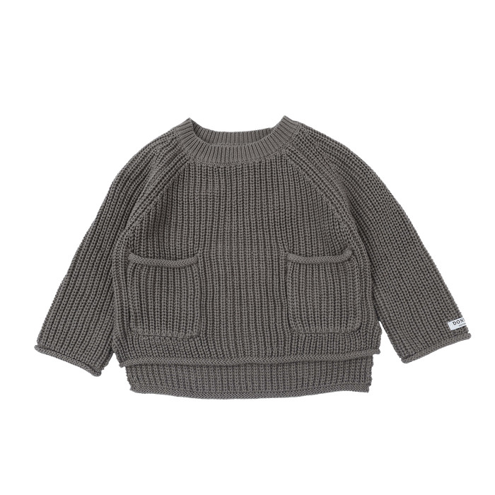 donsje Qtella Sweater | Dark Taupe
