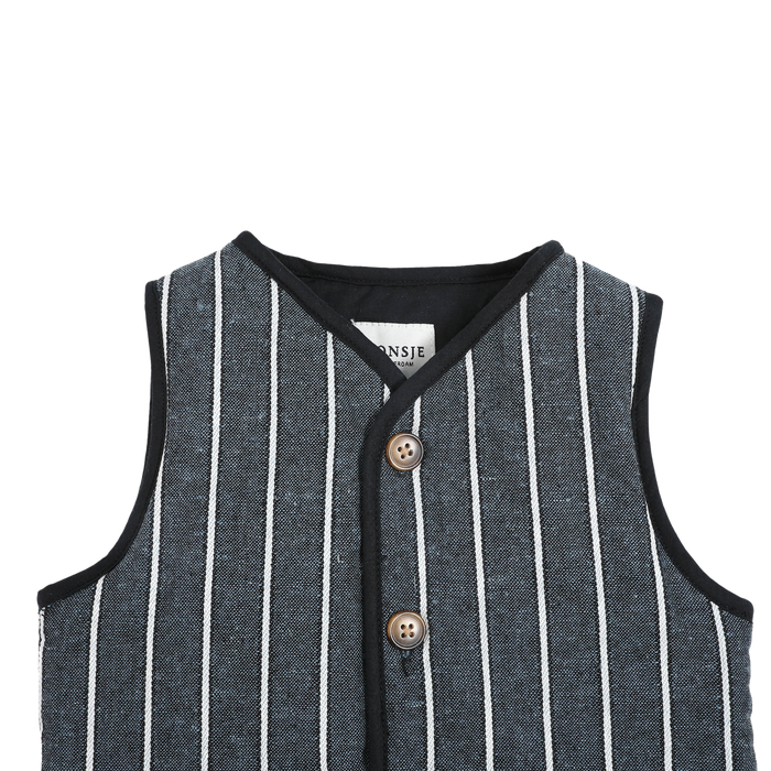 Donsje Ririo Gilet | Night Blue Melange