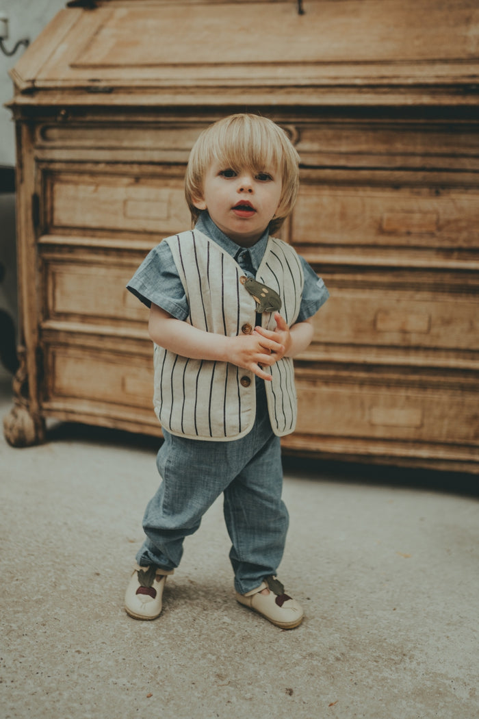 Donsje Ririo Gilet | Soft Sand Melange