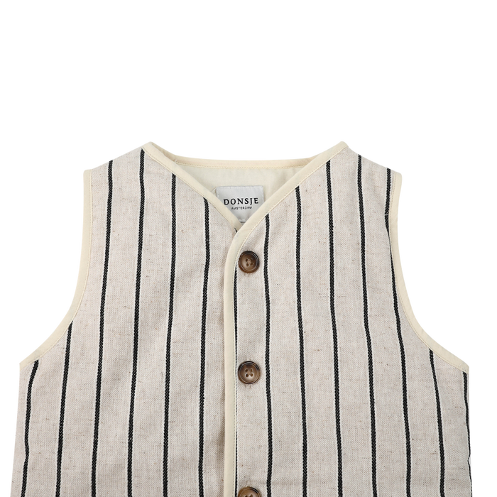Donsje Ririo Gilet | Soft Sand Melange