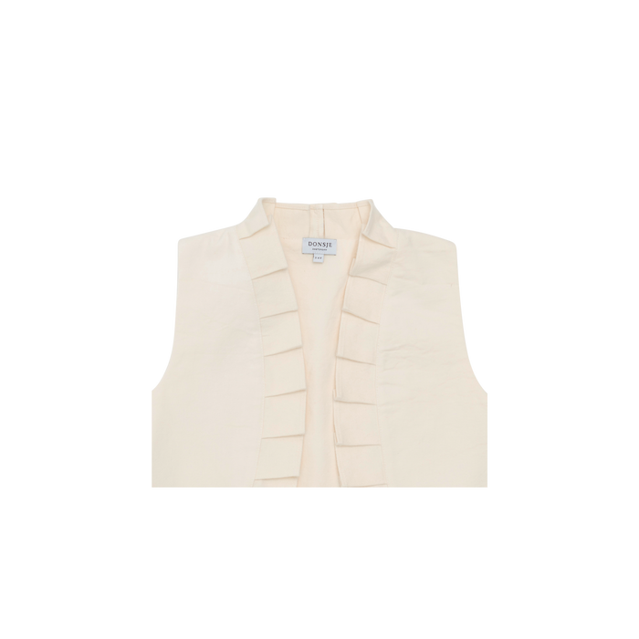 Donsje Roqi Gilet | Warm White