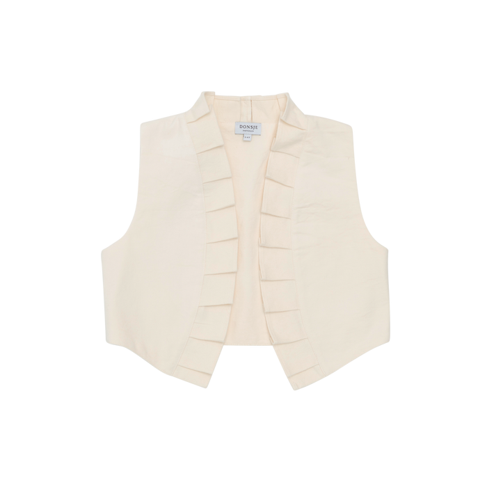 donsje Roqi Gilet | Warm White