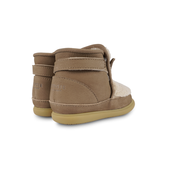 Donsje Roumi Shoes | Alpaca | Beige Curly Faux Fur