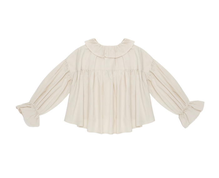 Donsje Rushi Blouse | Soft Sand