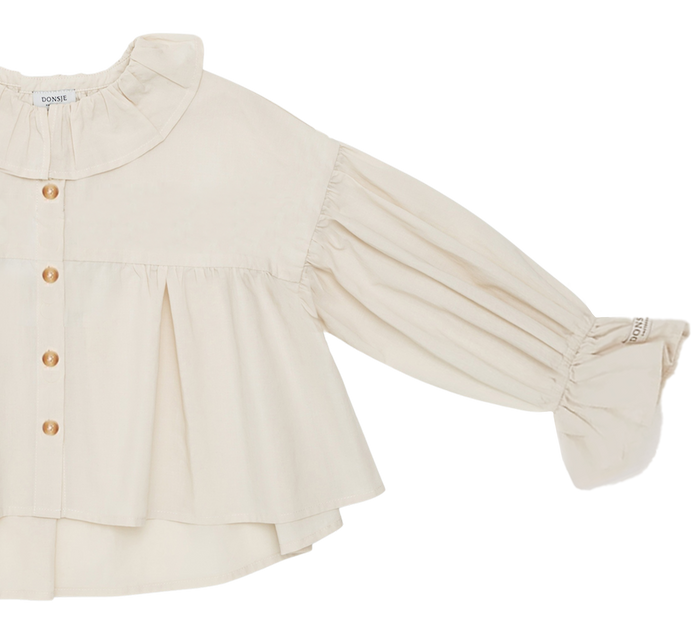 Donsje Rushi Blouse | Soft Sand
