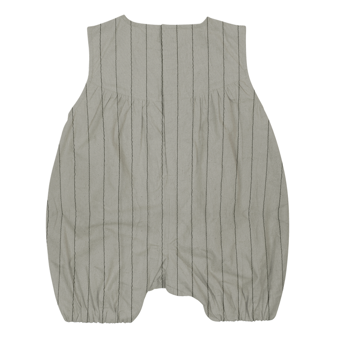 Donsje Salotte Playsuit | Dusty Green – Thyme Striped