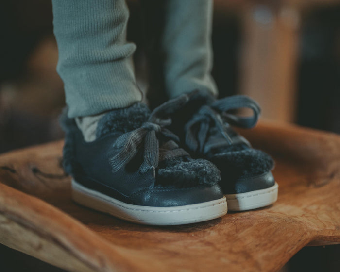 Donsje Sandor Sneakers | Navy Leather